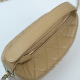 Chanel Clutch with Chain Dark Beige GHW - (BRANDNEW)