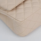 Chanel Double Flap Medium Cream -s29