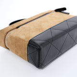 Chanel Coco Base Top Handle Long Vanity Suede