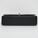 Chanel Double Flap Medium Black GHW - (MICROCHIP)