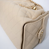 Chanel 25 Small Beige Caviar
