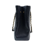 Chanel Timesless Tote Navy Blue GHW - s21