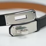 Hermes Kelly Belt Noir PHW