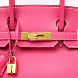 HOLD | Hermes Birkin 30 Rose Tyrien GHW