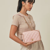 Chanel Neverending Chain Medium Flap Pink - (MICROCHIP)