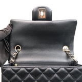 Chanel Mini Rectangle Black Lambskin GHW - (MICROCHIP)