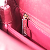 Chanel Coco Handle Small Burgundy GHW - (MICROCHIP)