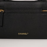 Chanel Slim Vanity Black Grained Calfskin