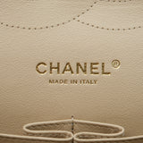 Chanel Double Flap Jumbo Beige Claire GHW - s14