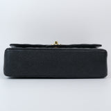 Chanel Double Flap Medium Black - (MICROCHIP)