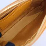 Miu Miu Leather Pouch Pomegranate Yellow