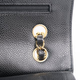 Chanel Double Flap Medium Black s13