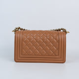 Chanel Le Boy Caramel Small - (MICROCHIP)