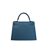 Hermes Kelly 28 Sellier Vert Bosphere GHW - T