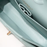 HOLD | Chanel Double Flap Medium Tiffany GHW -s29