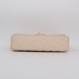 Chanel Double Flap Medium Cream -s29