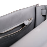 Hermes Jypsiere 28 Blue Lin PHW - X