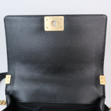 Chanel Le Boy Old Medium Black AGHW - s30