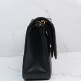 HOLD | Chanel Double Flap Medium Black GHW - (MICROCHIP)