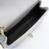 Chanel Mini Rectangle Gray Pearl Crush - (MICROCHIP)