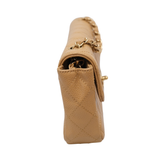 HOLD | Chanel East West Flap Dark Beige GHW - s10
