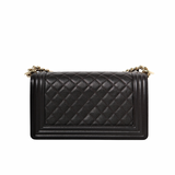 Chanel Le Boy Old Medium Dark Brown
