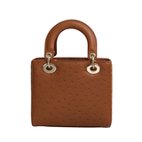 Lady Dior Small Ostrich GHW