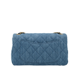 HOLD | Chanel Mini Rectangle Pearl Crush Denim GHW - (MICROCHIP)