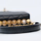 Chanel Seasonal Flap with Clear Pearls