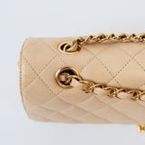 Chanel Double Flap Medium Beige -s16