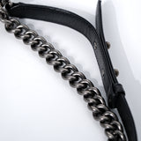 Chanel Le Boy Old Medium Black RHW - s28