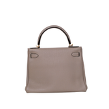 Hermes Kelly 28 Tourterelle GHW