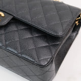 HOLD | Chanel Double Flap Medium Black GHW - (MICROCHIP)