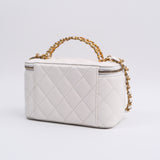 Chanel Vanity Caviar Lettres Top Handle