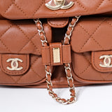Chanel Mini Duma Backpack Caramel GHW - (MICROCHIP)