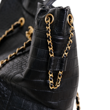 HOLD | Chanel Large Coco Croc-Embossed Tote Bag - s27