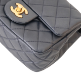 Chanel Mini Square Blue Pearl Crush GHW - s29