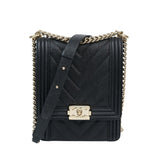 Chanel North South Le boy Black Caviar - s30