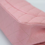 Chanel Double Flap Medium Iridescent Pink GHW - s27