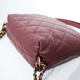 Chanel Burgundy Tote GHW - (MICROCHIP)