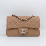 Chanel Mini Rec Dark Beige SHW - (MICROCHIP)