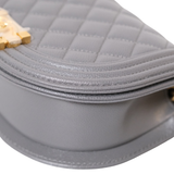 Chanel Le Boy Messenger Gray