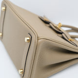 Hermes Birkin 25 Togo Beige Marfa GHW - W
