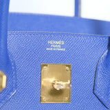 Hermes Birkin 30 Blue Electric GHW - C