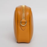 Miu Miu Leather Pouch Pomegranate Yellow