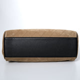 HOLD | Chanel Urban Essential Suede Dark Beige/Black Medium - (MICROCHIP)