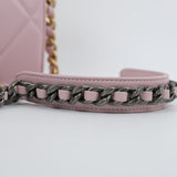 Chanel 19 Wallet on Chain (WOC) Pink