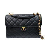 Chanel CC Flap Briefcase Black Caviar GHW - (MICROCHIP)