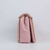 Chanel Neverending Chain Medium Flap Pink - (MICROCHIP)