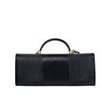 Chanel Lizard Embossed Clutch with Chain